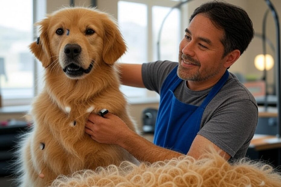 pelaje de perros de doble capa